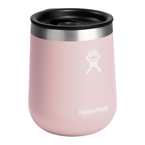 Hydro Flask 10 Oz Wine Glass Unbreakable with Lid - Trillium Pink
