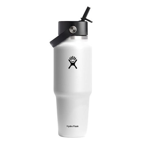 Hydro Flask 32 Oz Wide Flex Straw Travel Bottle - White