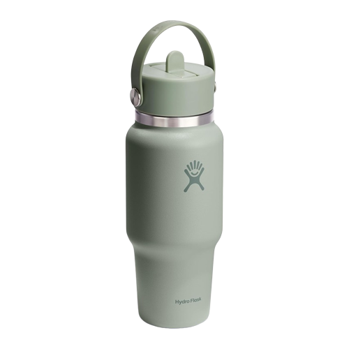 Hydro Flask 24 OZ Wide Flex Straw Travel Bottle Tonal - Agave