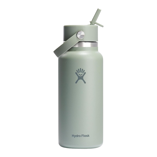 Hydro Flask 32 Oz Wide Flex Straw Cap Bottle - Agave