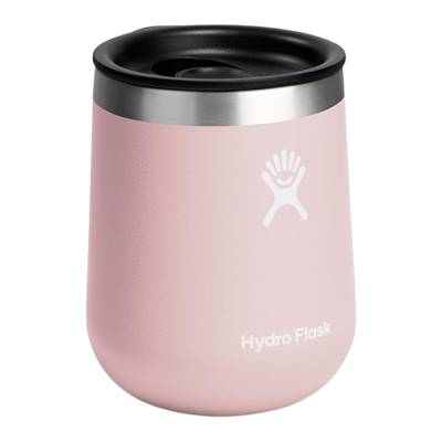 Hydro Flask 10 Oz Wine Glass Unbreakable with Lid - Trillium Pink
