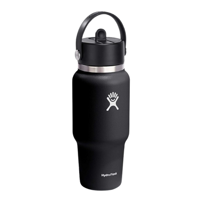 Hydro Flask 24 OZ Wide Flex Straw Travel Bottle - Black