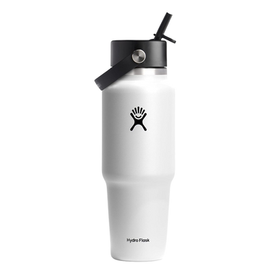 Hydro Flask 32 Oz Wide Flex Straw Travel Bottle - White