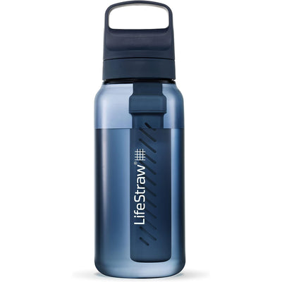 LifeStraw Go Series – BPA-Free Water Filter Bottle, 22oz (Aegean Sea)