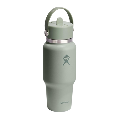 Hydro Flask 24 OZ Wide Flex Straw Travel Bottle Tonal - Agave