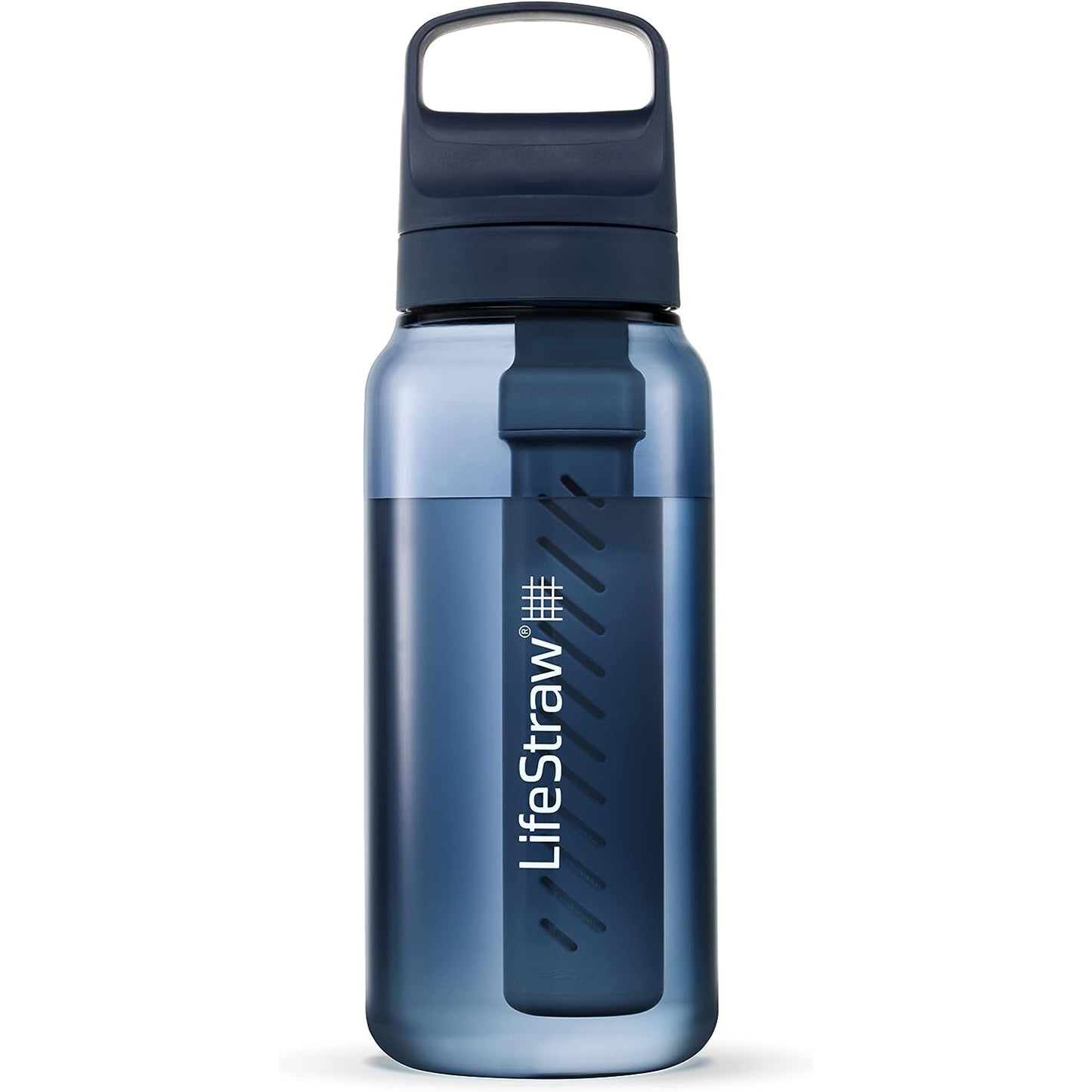 LifeStraw Go Series – BPA-Free Water Filter Bottle, 1L (Aegean Sea)