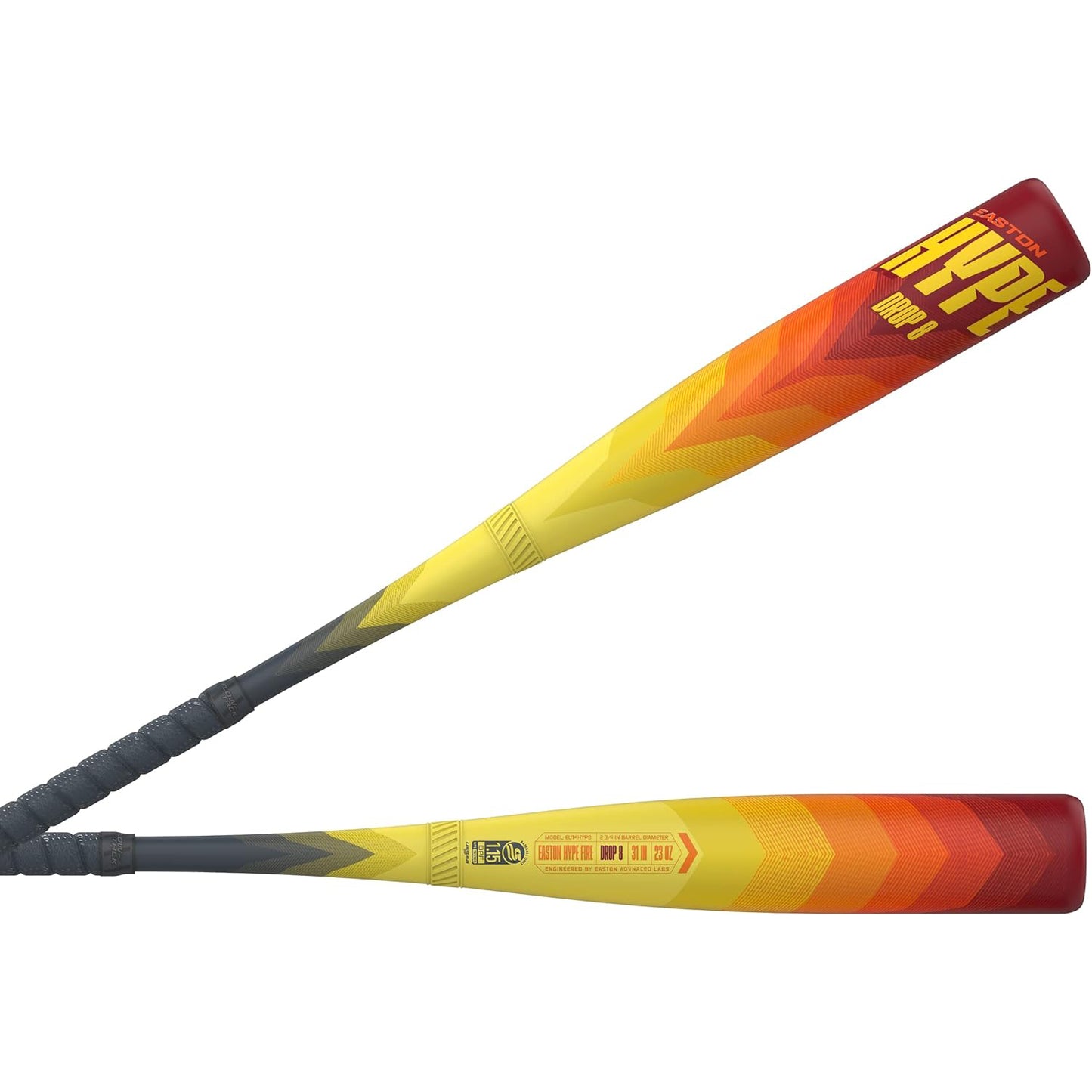 Easton | 2024 | Hype FIRE Baseball Bat | USSSA |-8 Drop | 2 3/4" Barrel | 2 Pc. Composite (32 Inch)