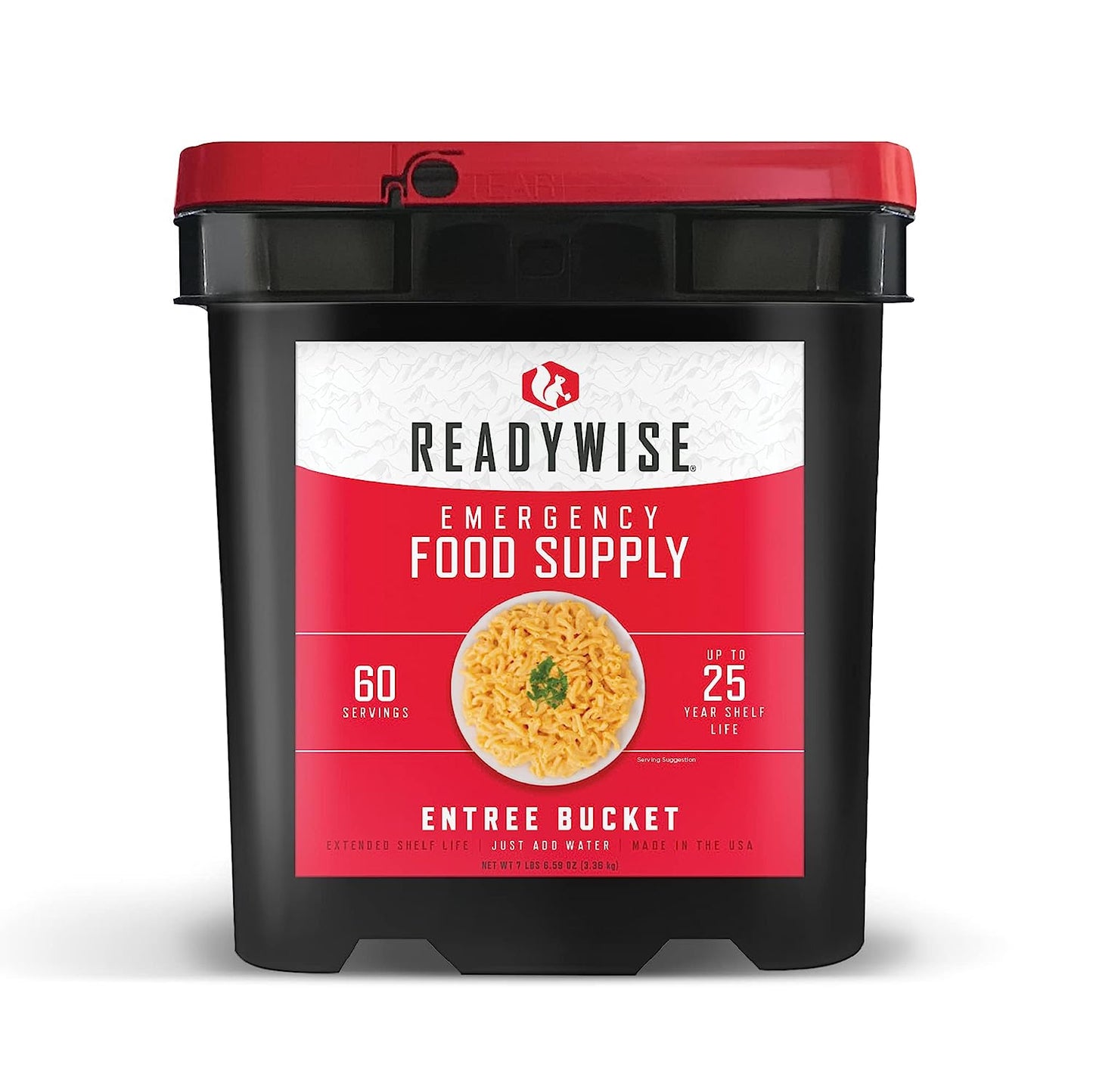 ReadyWise Emergency Food Supply, Freeze-Dried Survival Food, 60 Servings