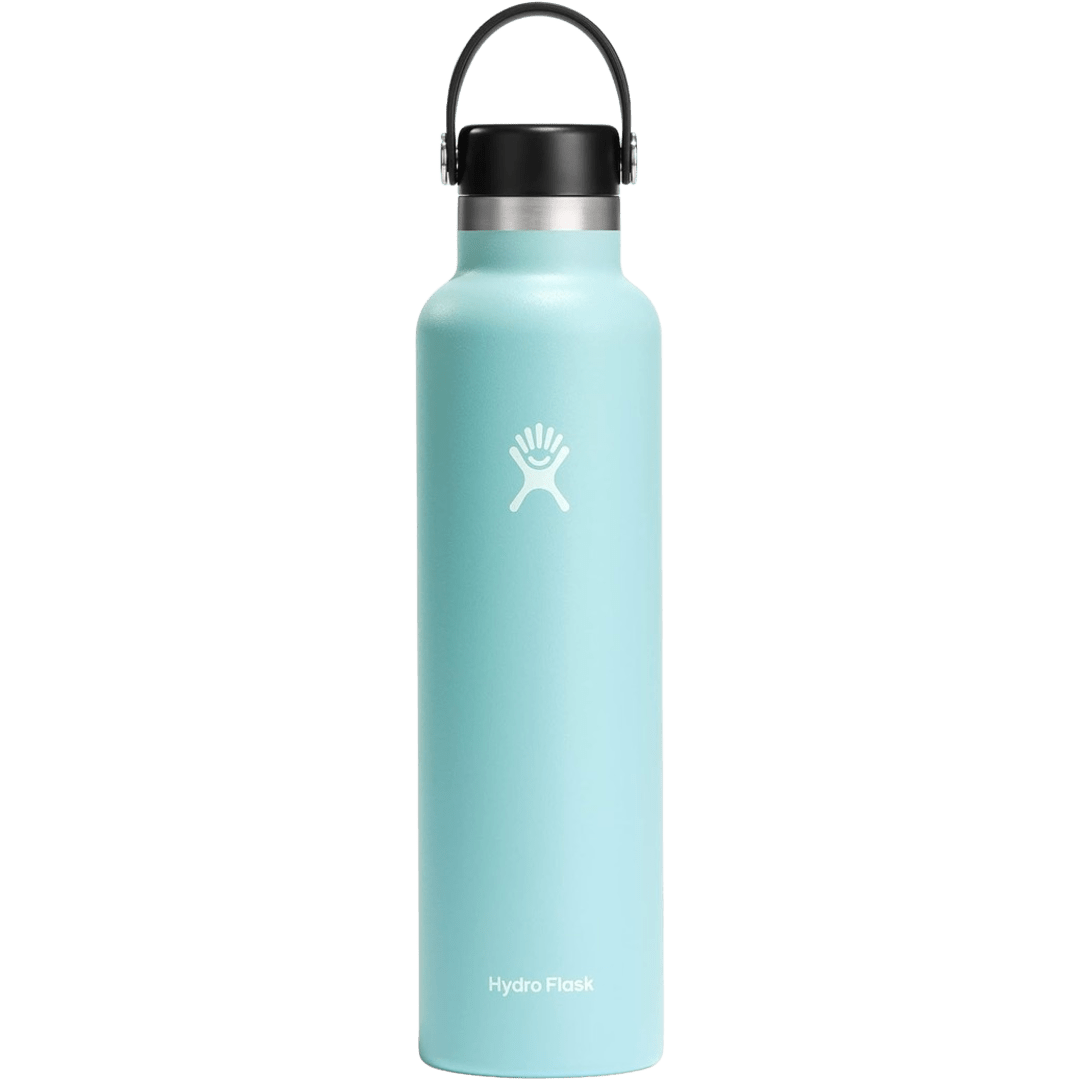 Hydro Flask 24 oz Standard Mouth with Flex Cap Stainless Steel Reusable Water Bottle Dew - Vacuum Insulated, Dishwasher Safe, BPA-Free, Non-Toxic