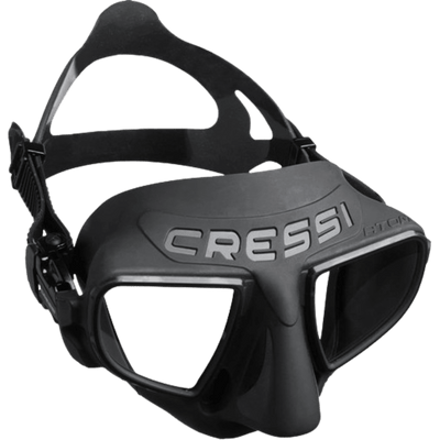Cressi Atom, Black/Black, Clear Lens