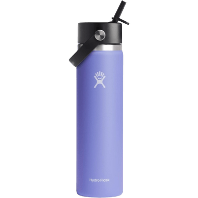 Hydro Flask 24 OZ Wide Flex Straw Cap Lupine, Double-wall