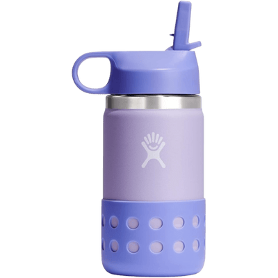 Hydro Flask 12 Oz Kids Wide Mouth Straw Cap And Boot Wisteria