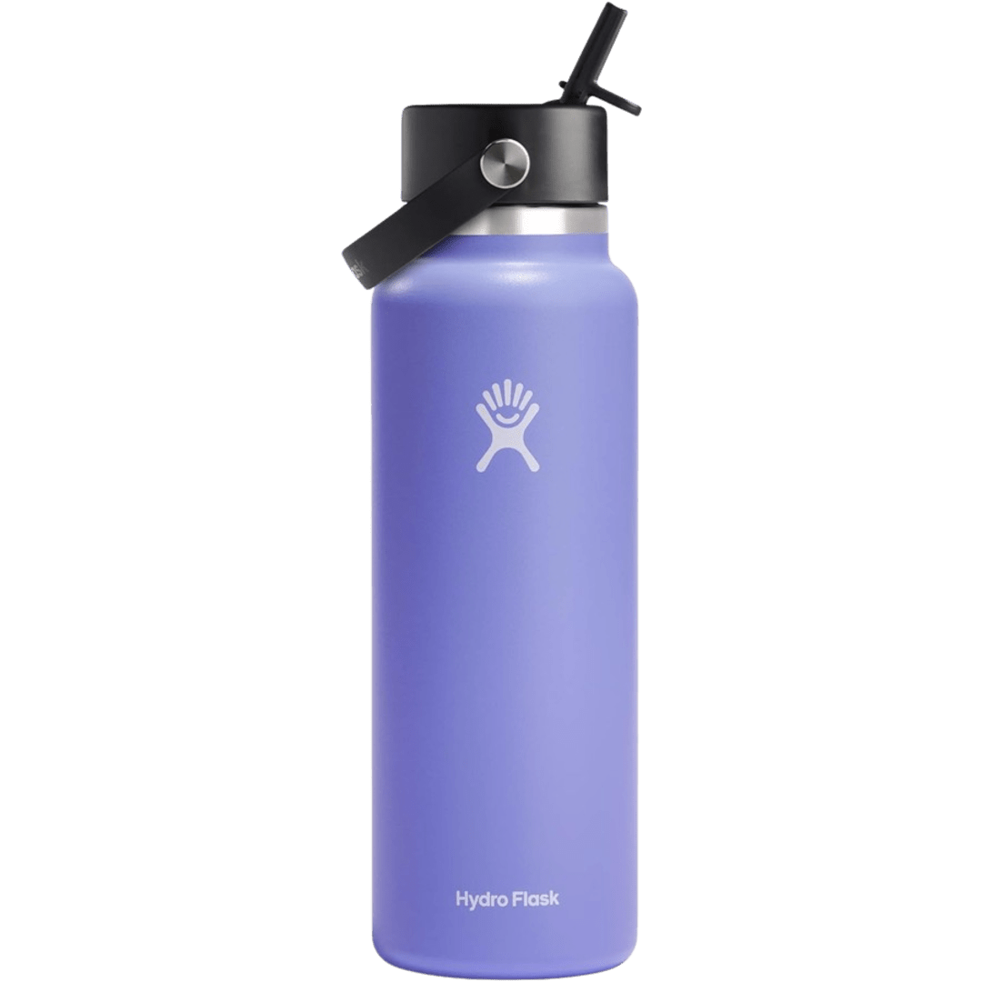 Hydro Flask 40 OZ WIDE Double-wall FLEX STRAW CAP LUPINE