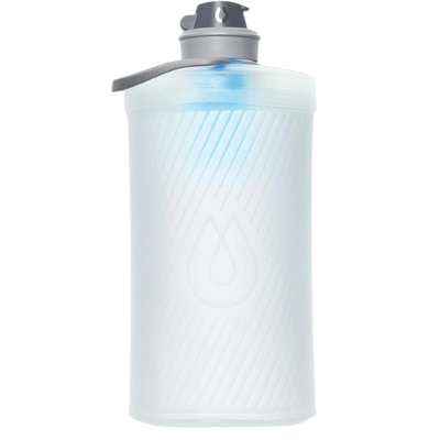 HydraPak Flux+ 1.5L Filter Kit - Collapsible Backpacking Water Bottle - BPA Free, Ultra Light, Spill-Proof Twist Cap, Clear