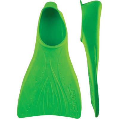 FINIS Booster Fins - High-Quality Swim Fins for Kids Ages 8–11 - Swimming Fins to Improve Body Position and Kicking Technique - High-Quality Pool Accessories and Swim Gear - Green