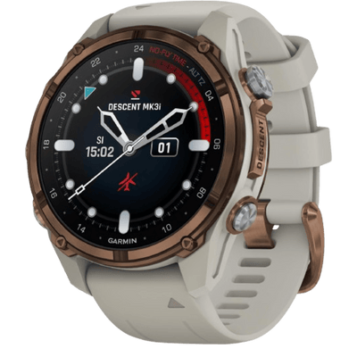 Garmin Descent™ Mk3i, Dive Computer and Multisport GPS Smartwatch, Air Integration, French Gray