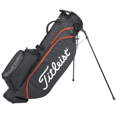 Titleist Players 4 Golf Bag (Black/Black/Red)