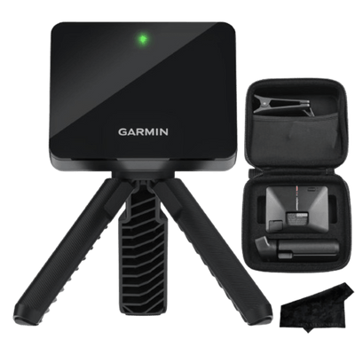 Garmin Approach R10, Portable Golf Launch Monitor, Take Your Game Home, Indoors or to The Driving Range, Up to 10 Hours Battery Life with Signature Series Cloth