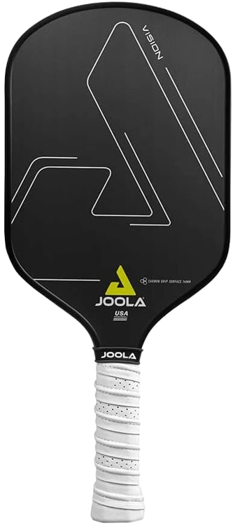 JOOLA Vision Pickleball Paddle with Textured Carbon Grip Surface Technology for Maximum Spin and Control with Added Power - Polypropylene Honeycomb Core Pickleball Racket Available in 14mm and 16mm