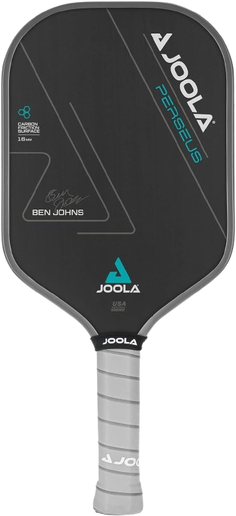 JOOLA Ben Johns Perseus Pickleball Paddle with Charged Surface Technology for Increased Power & Feel - Fully Encased Carbon Fiber Pickleball Paddle w/Larger Sweet Spot - USAPA Approved.