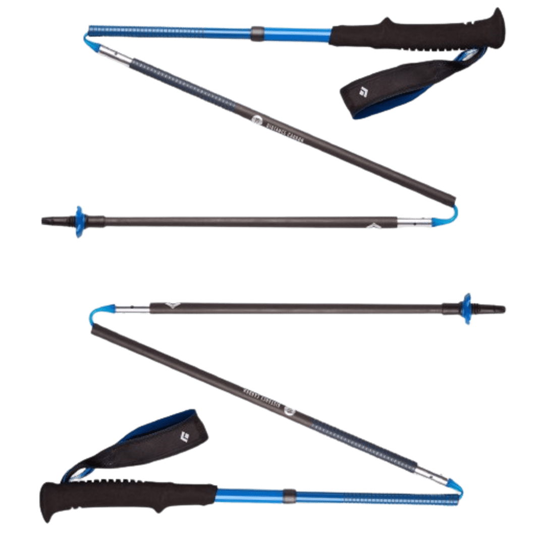 Black Diamond Equipment Distance Carbon Z Trekking/Running Poles - Ultra Blue - 120 cm