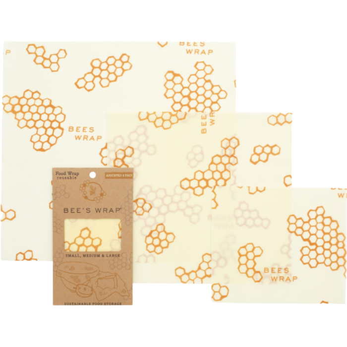 Bee's Wrap Honeycomb Print Wraps - Set of 3