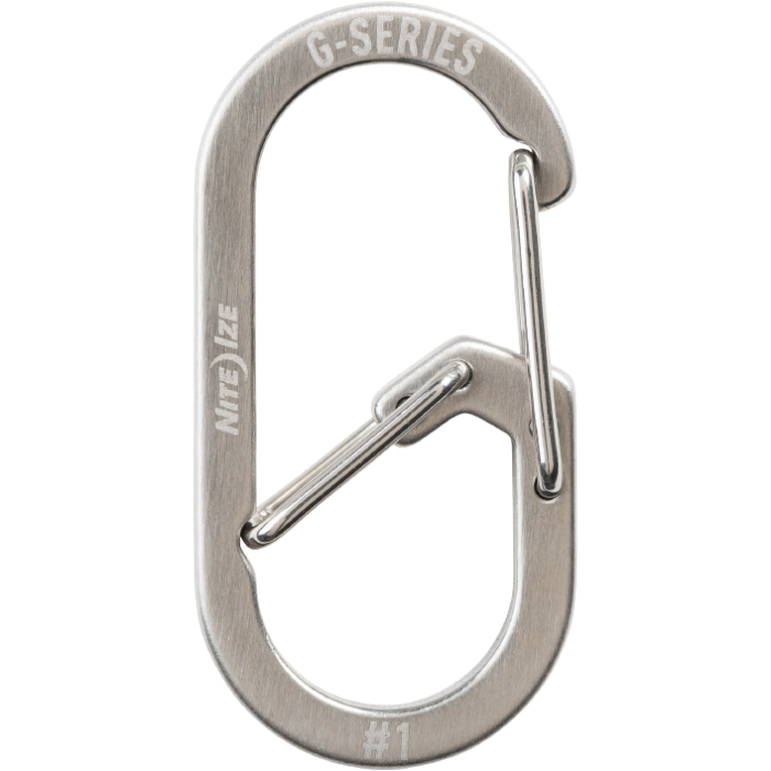 Nite Ize G-Series Carabiner Keychain - Size 1 - Package of 2