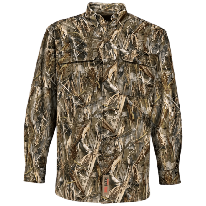 RedHead Silent-Hide Button-Down Long-Sleeve Shirt for Men - TrueTimber DRT - L