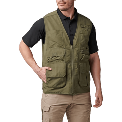 5.11 Tactical Fast-Tac Vest for Men - Ranger Green - L
