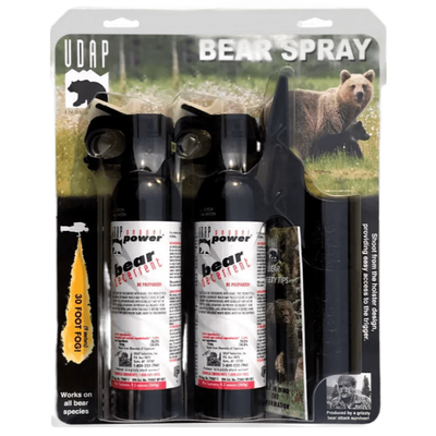 UDAP Magnum Bear Spray 2-Pack with Griz Guard Holster