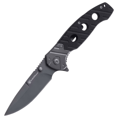 Smith & Wesson Clip Folding Knife with G10 Grips