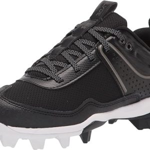 KIDS' UA GLYDE RM JR. SOFTBALL CLEAT - BLACK/WHITE