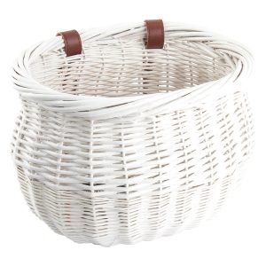 WILLOW BUSHEL BASKET, WHITE