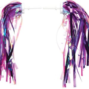 KID`S BIKE STREAMERS: PINK/PURPLE PAIR