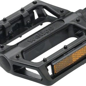 B087 PLATFORM PEDALS, ALUMINUM, 9/16, MOLDED PINS
