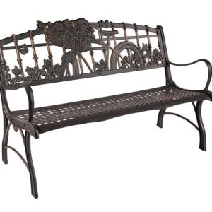 GARDEN BENCH CAST IRON BICYCLE