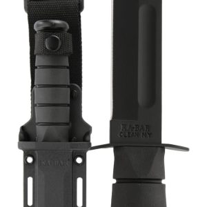 FULL SIZE BLACK STRAIGHT EDGE KNIFE