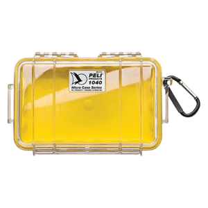 1040 MICRO CASE - YELLOW/CLEAR