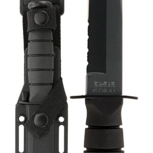 SHORT TANTO SERRATED EDGE KNIFE