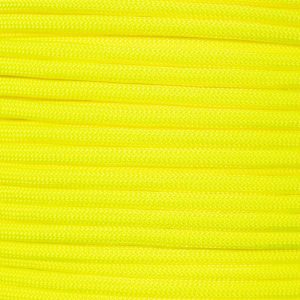 TYPE III 550 SURVIVAL PARACORD 100FT HANK (NEON YELLOW)