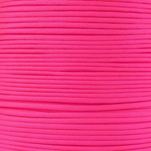 TYPE III 550 SURVIVAL PARACORD 100FT HANK (NEON PINK)