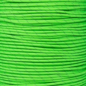 TYPE III 550 SURVIVAL PARACORD 100FT HANK REFLECTIVE (NEON GREEN)
