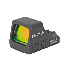 HOLOSUN HS407K X2 Red 6 MOA Dot Open Reflex Optical Sight