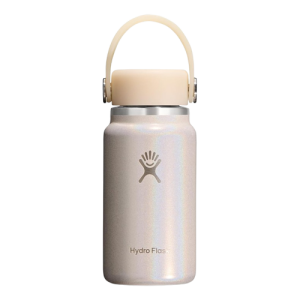 Hydro Flask Micro Bottle Insulated Mini Water Bottle 6.7 Oz Glimmer Cream