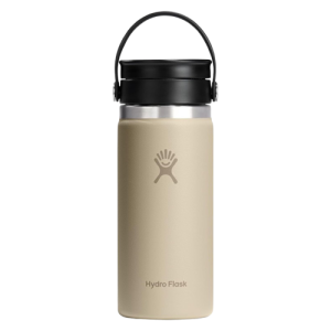 Hydro Flask Flex Sip Coffee Tumbler – Insulated Stainless Steel Leak Proof Travel Coffee Cup 16 Oz Oat Tan
