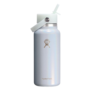 Hydro Flask Water Bottle - Insulated Stainless Steel Leakproof and Refillable in 32 Oz Glimmer Blue