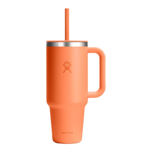 Hydro Flask Travel Tumbler - Insulated Stainless Steel in 40 Oz Nectar Orange