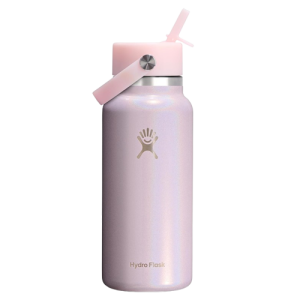 Hydro Flask Water Bottle - Insulated Stainless Steel Leakproof and Refillable in 32 Oz Glimmer Pink