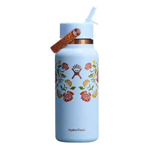 Hydro Flask Water Bottle - Insulated Stainless Steel Leakproof and Refillable in 32 Oz Western Light Blue