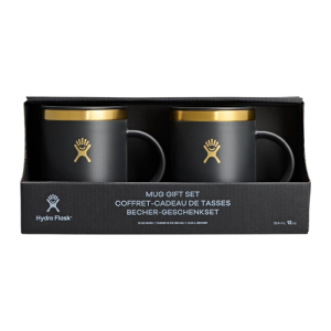 Hydro Flask Coffee Mug Gift Set - Mugs 12 Oz Black Tie Set